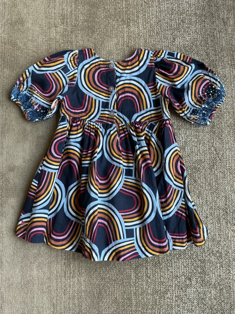 💙Pink Chicken Dress - Multicolor ~ Sz 3T - Picture 8 of 13